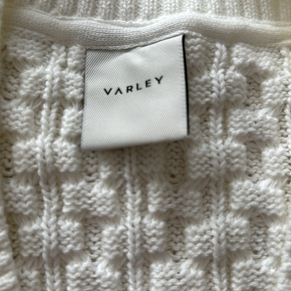 Varley Ivory Knit Textured Vest. Never worn. Size medium - Picture 2 of 6